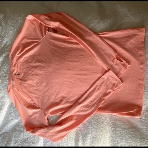 Pink Long Sleeve Workout Top - Picture 1 of 4